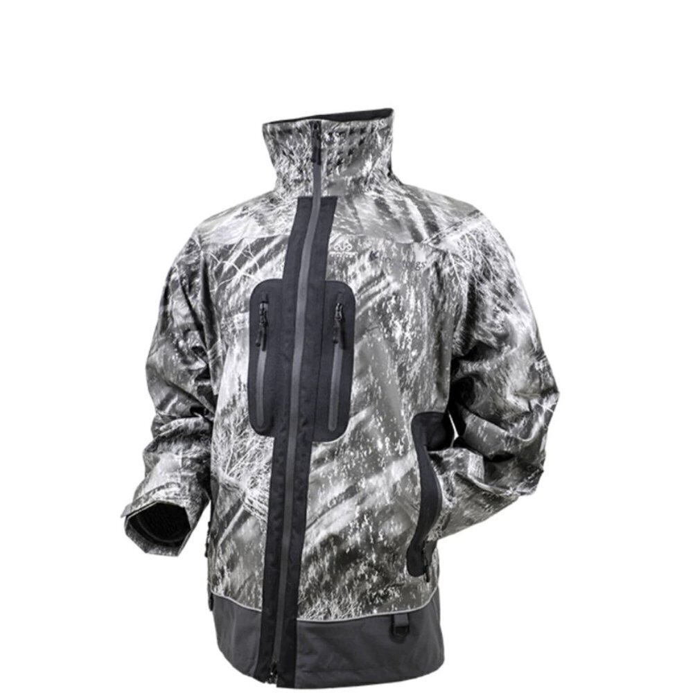 Frogg Toggs Men's Pilot Pro Jacket Sz XL Realtree Gray Fishing Hooded Waterproof - Picture 2 of 16
